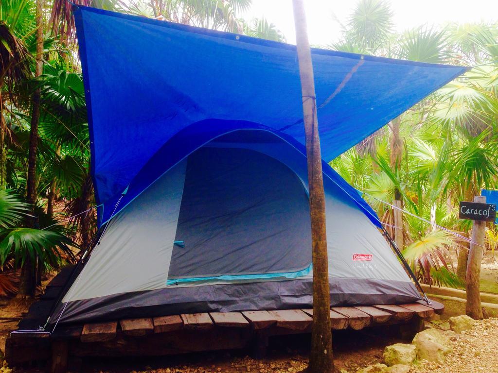 Turquesa Tulum Jungle Camping Hotel Exterior foto